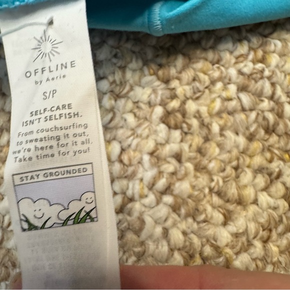 Aerie Blue Flutter Athletic Shorts size Small. Excellent Condition - Picture 5 of 5